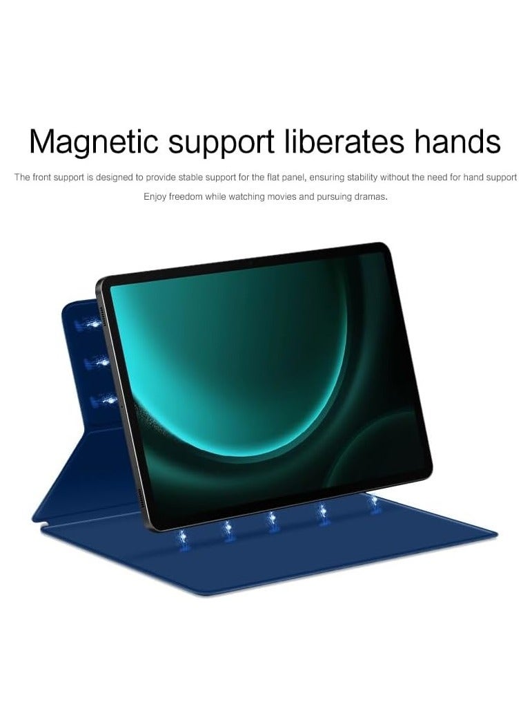 Magnetic Case for Galaxy Tab S9 FE Plus 2023 (SM-X610/SM-X616), Slim Lightweight Protecitve Cover with Pen Holder for Galaxy Tab S9 FE+ - Image 3