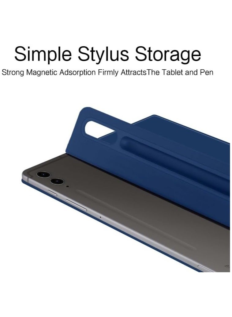 Magnetic Case for Galaxy Tab S9 FE Plus 2023 (SM-X610/SM-X616), Slim Lightweight Protecitve Cover with Pen Holder for Galaxy Tab S9 FE+ - Image 4