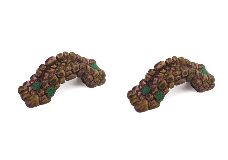 BHOOLU&GOOLU Cute Fairy Garden Miniature Stone Bridge - 2 Pcs Set - Image 3