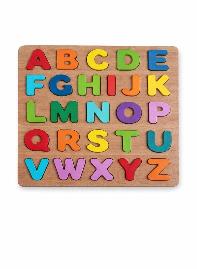 eToymart Wooden Alphabet, Numbers & Shapes Puzzle Set for Kids | 3-in-1 Early Learning Educational Wooden Board | ABC Letters, 0–9 Numbers, Shapes Puzzle | Montessori Toy for Toddlers (Age 2–6 Years) - Image 4