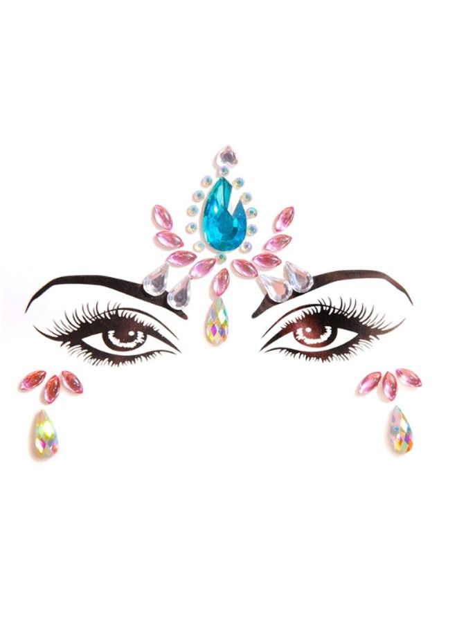 ملصقات تاتو كريستاليه للوجه - Image 1