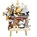 MEIEST Panda Mini Building Blocks Cute 3D Painting Model SetCreative 4 Seasons Views Collection Construction Building Bricks ToyHome Decor WinterPersimmon - Image 2