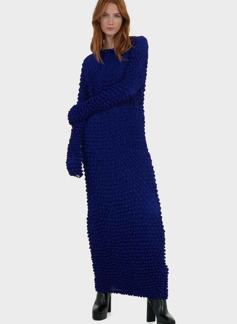 leem Plisse Popcorn Dress - Image 1