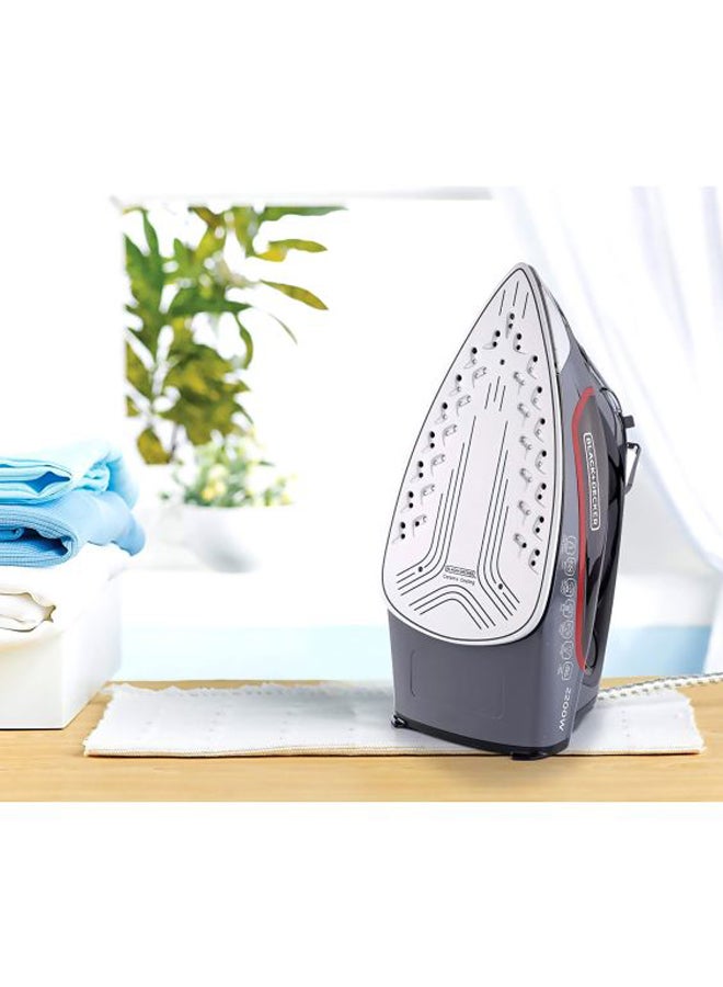 BLACK+DECKER Steam Iron 80 ml 2200 W X2050 Grey/Black - Image 5