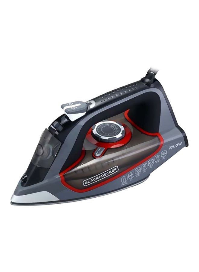 BLACK+DECKER Steam Iron 80 ml 2200 W X2050 Grey/Black - Image 1