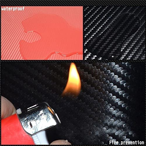 Vadda 4pcs Carbon Fibre Sticker Car Door Sill Scuff Guard, Welcome Pedal Protect, Anti-Kick Scratch for Cars Doors | PVC | (Black) - Image 3