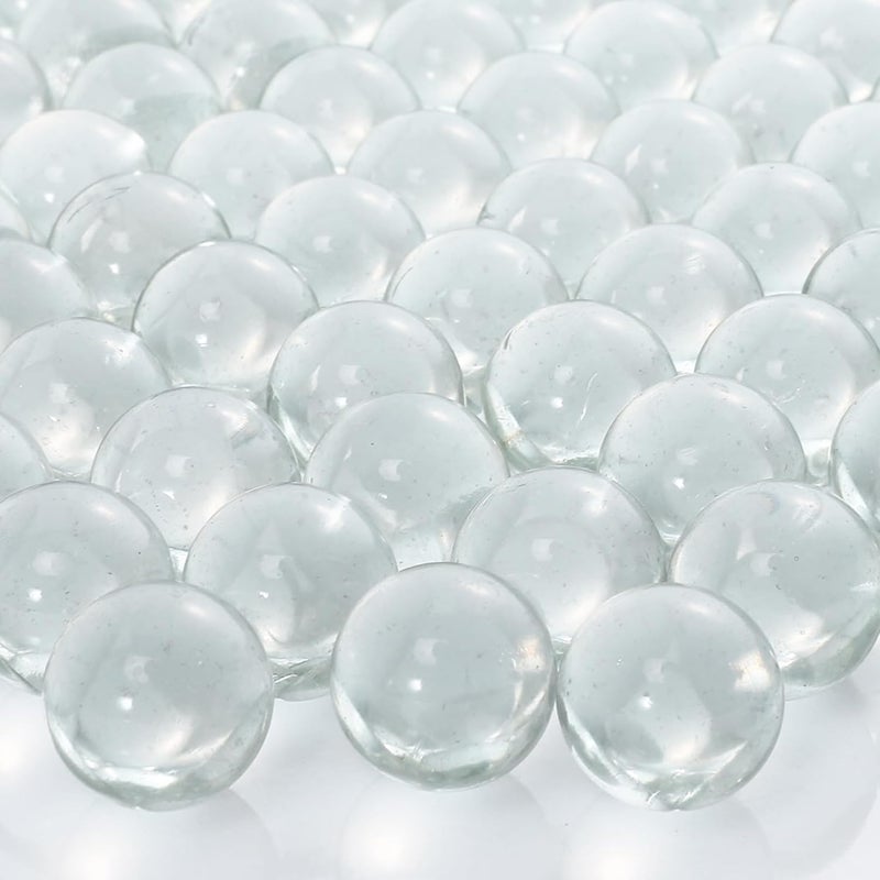 Vyndicca 400 PCS Clear Glass Marbles Bulk - Image 1