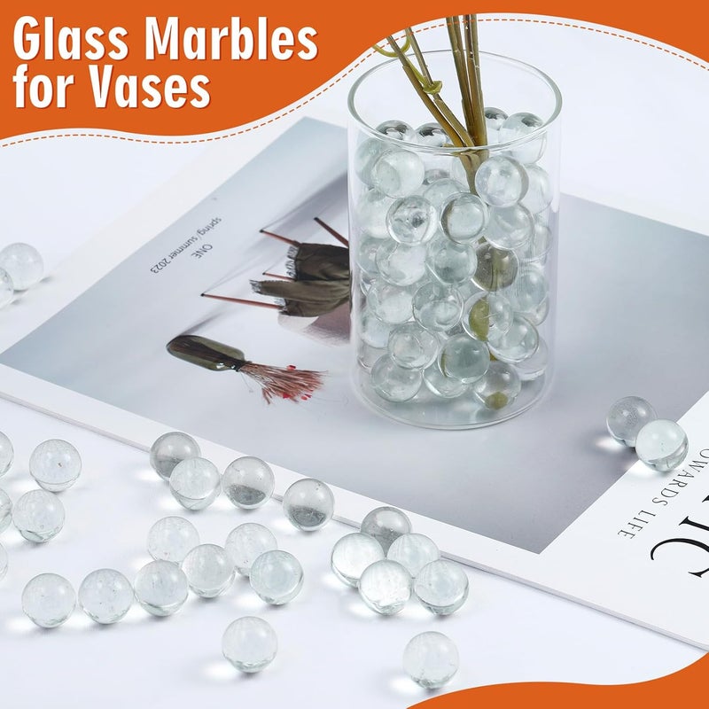 Vyndicca 400 PCS Clear Glass Marbles Bulk - Image 3