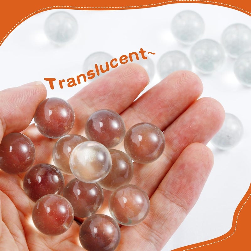 Vyndicca 400 PCS Clear Glass Marbles Bulk - Image 4