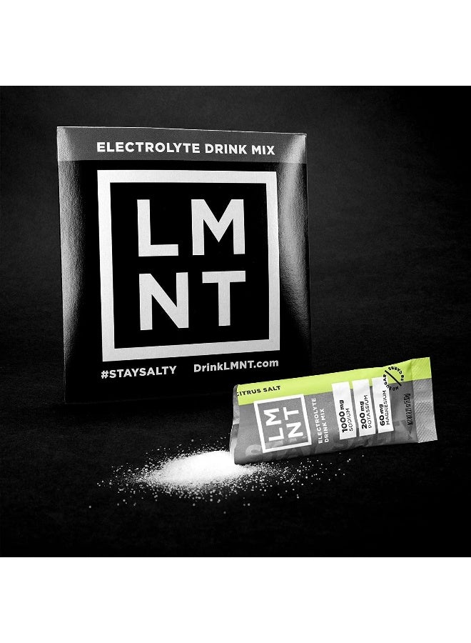 Elemental Labs LMNT Zero-Sugar Electrolytes - Sample Pack - Hydration Powder Packets - Image 1