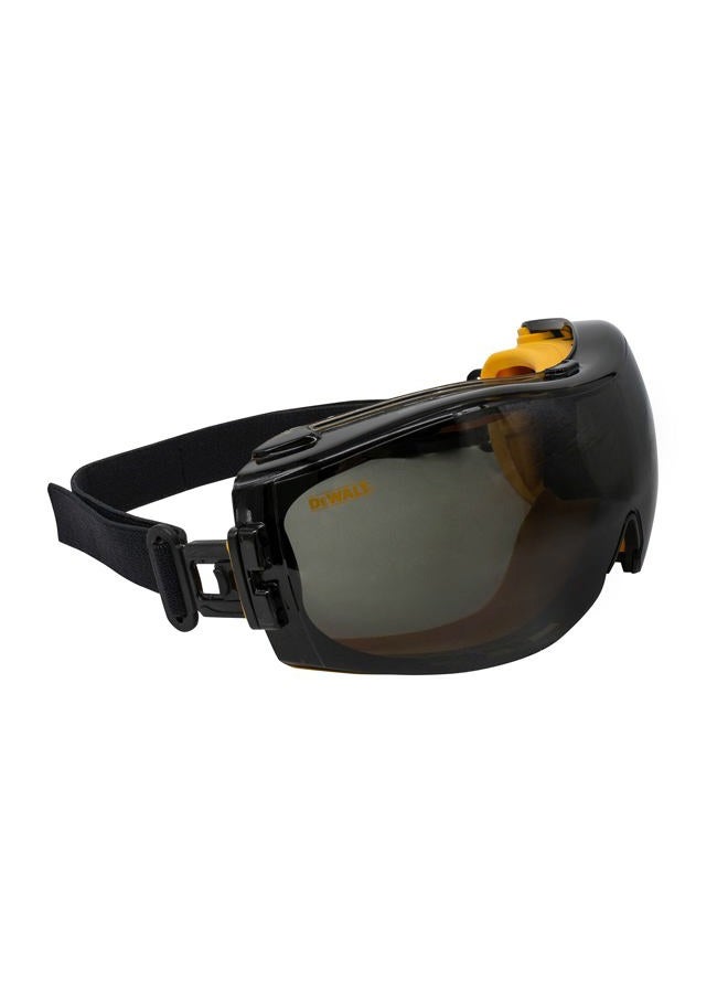 DEWALT DPG82-21C Dewalt DPG82-21 Concealer Smoke Anti-Fog Dual Mold Safety Goggle Smoke Lens - Image 1