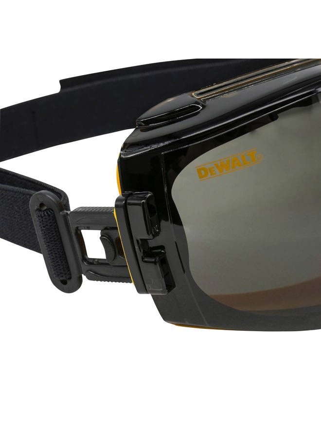 DEWALT DPG82-21C Dewalt DPG82-21 Concealer Smoke Anti-Fog Dual Mold Safety Goggle Smoke Lens - Image 2
