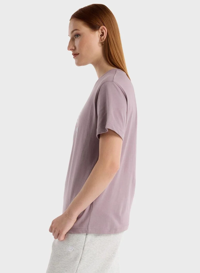 New Balance  Essential Logo T-Shirt for Women | Best Price UAE