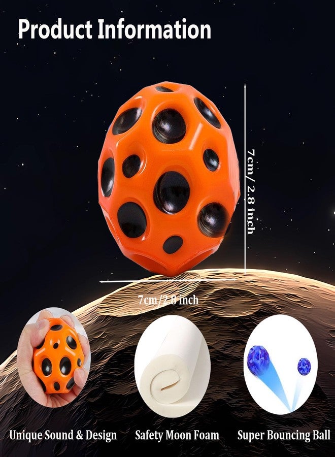 Tendry Space Ball, Extreme High Bouncing Ball Moon Shape, Improve Hand-Eye Coordination - Image 5