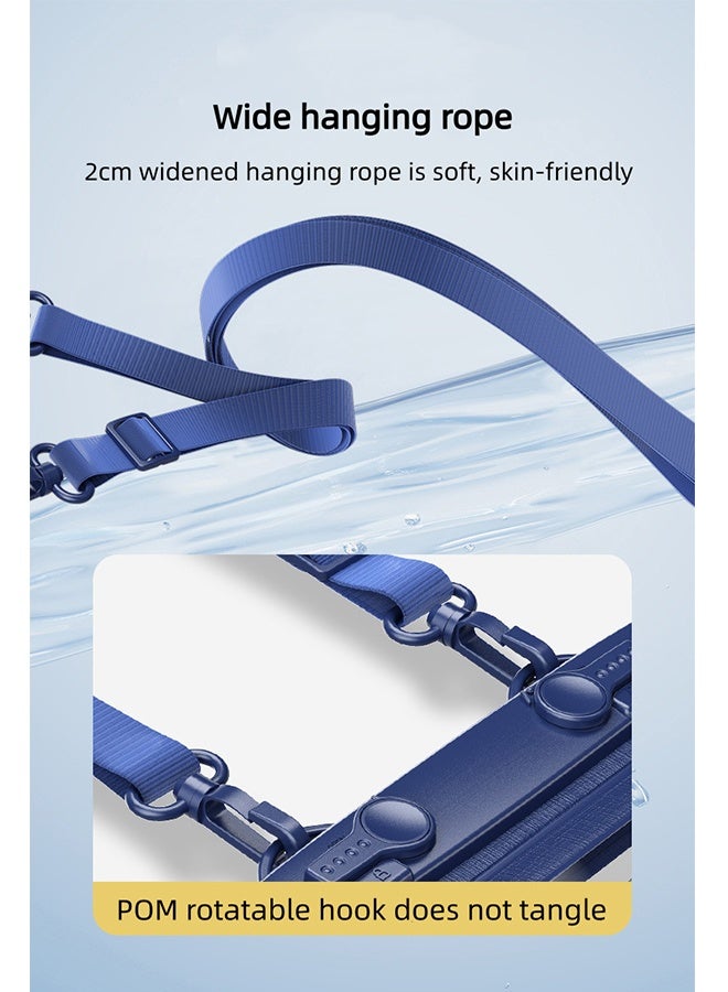 قضايا الهاتف المقاومة للماء، ipx8 مقاومة للماء أكياس الهاتف المختومة مصنوعة من مواد PVC، أكياس حماية الهاتف تحت الماء، أكياس الهاتف الغوص، الحبال والأسلحة، السباحة، الرفط، الغوص الهاتف أكياس جافة، مناسبة للهواتف 7.2 بوصة وأصغر (1 حزمة) - Image 5