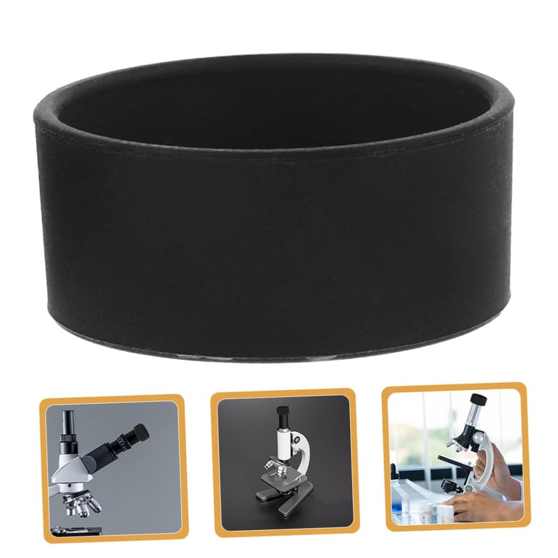 Soft Rubber Microscope Eyepiece Covers 4PCS Adjustable Fit for Stereo Laboratory Microscopes - Image 5