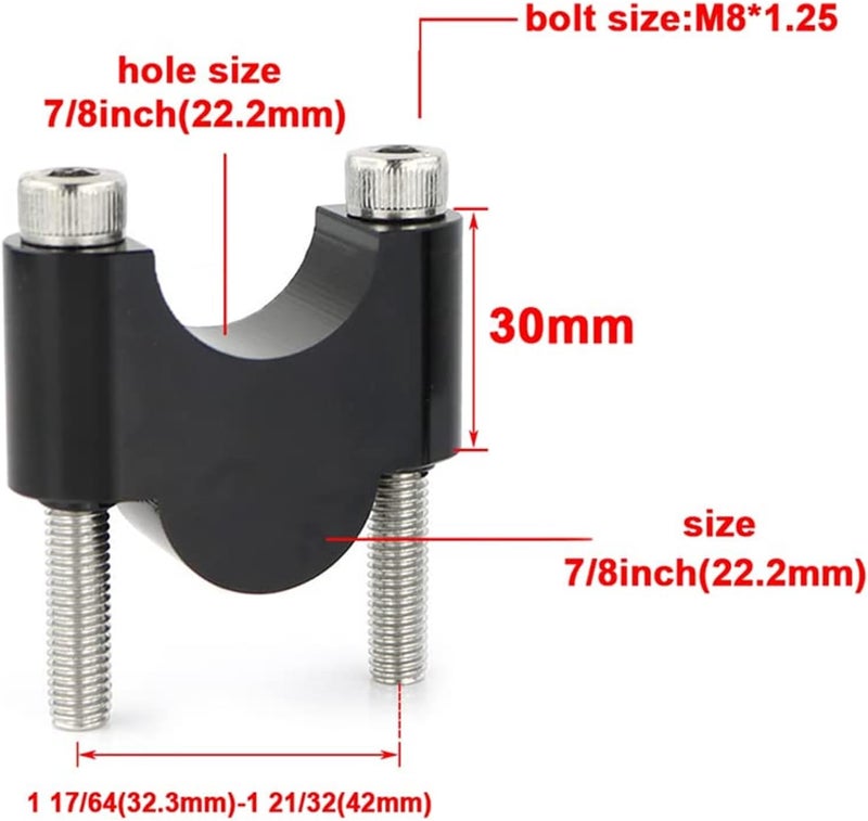 Vuzmode CNC Billet Handlebar Risers for Triumph Scrambler - Image 4