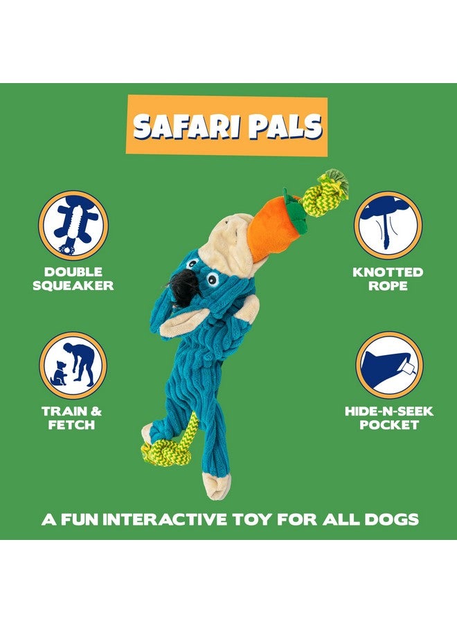 Pet Factory Tug & Chomp Squeaky Plush Dog Toy, Randomly Selected - Monkey OR Donkey, One Size - Image 5