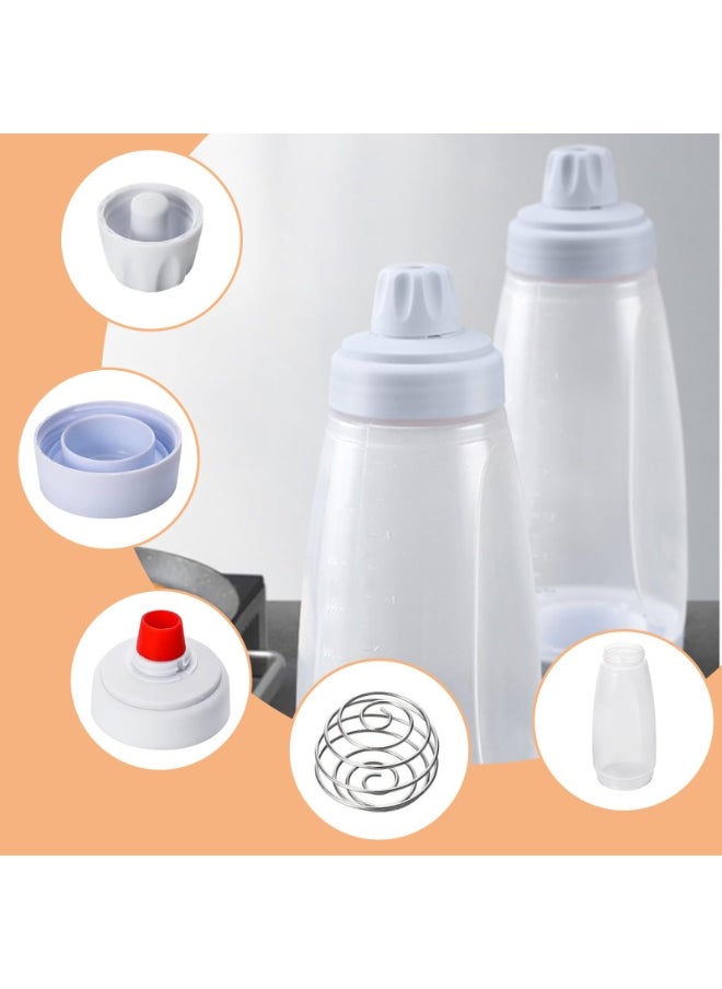 Dovva One Pack 33 Oz Silicone Pancake Batter Mixer & Dispenser with BlenderBall Whisk - for Cupcakes, Muffins, Crepes  - Image 2