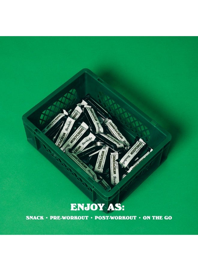 بيربيلز باربيلز بروتين بار كوكيز آند كريم - 12 قطعة، 20 غرام من الحلوى الغنية بالبروتين - بار شوكولاتة مغذي مع 1 غرام من إجمالي السكريات - وجبة إفطار سريعة أو وجبة خفيفة بعد التمرين - Image 5