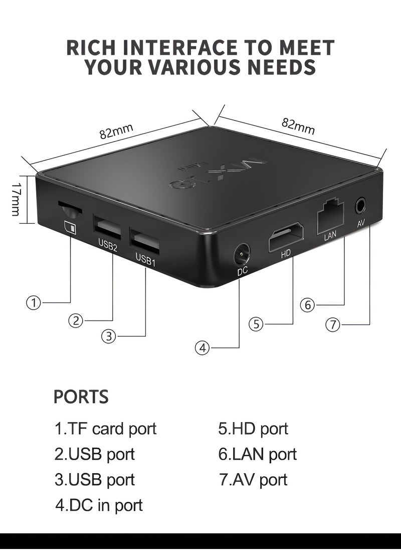 BORTONY - Android 4K UHD TV Box With Remote - Image 1