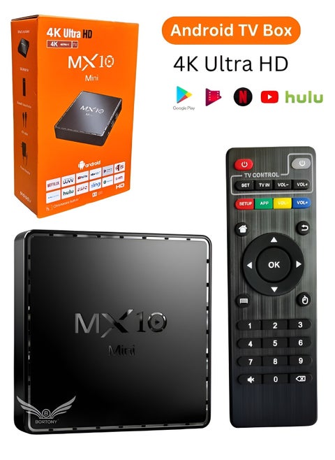 Android 4K UHD TV Box With Remote