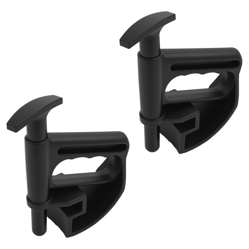VKVXCLON Universal Tire Bead Clamp Tools Drop Center Helper - Rim Pry Solid Nylon Plastic No Scratches Built-in Spring for Most Vehicle Motorcycle Low Profile Tire (2 Pack) - Image 1