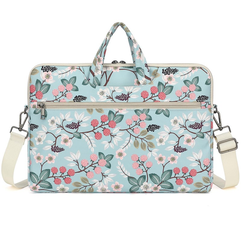 DACHEE Laptop Shoulder Bag for 15 Inch/15.6 Inch Macbook Pro (Raspberry(07), 15 inch/15.6 inch) - Image 5