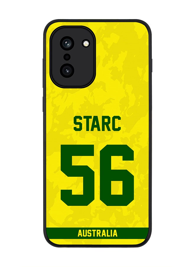 For OnePlus 15R Case,Slim fit Camera Protection, Shockproof Thin Phone cover  - Australia Mitchell Starc, Jersey No 56