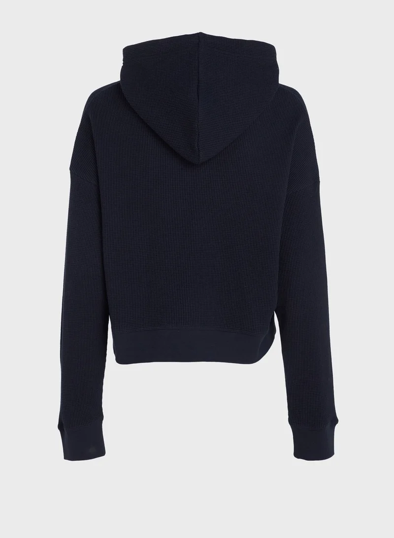 TOMMY HILFIGER Logo Drawstring Hoodie