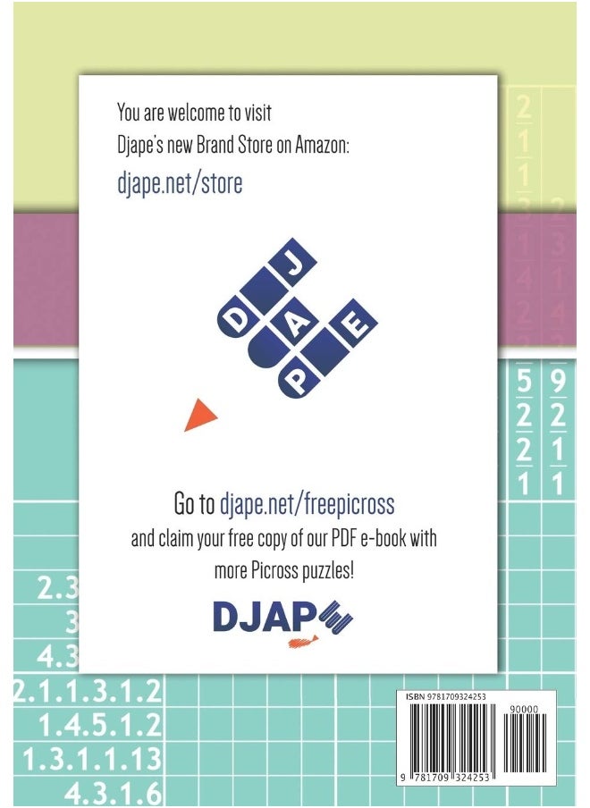 Picross Hanjie Griddlers Nonograms Book Japanese Crossword Picture Logic Puzzles  - Image 2