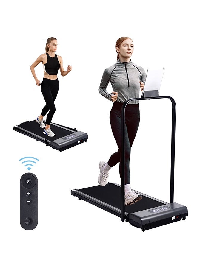 RUIYADA Foldable 2-in-1 Walking Pad Treadmill, 3.5HP Silent Motor, Adjustable Incline, Remote Control, LED Display, Home Fitness Equipment Max 110kg - Image 1