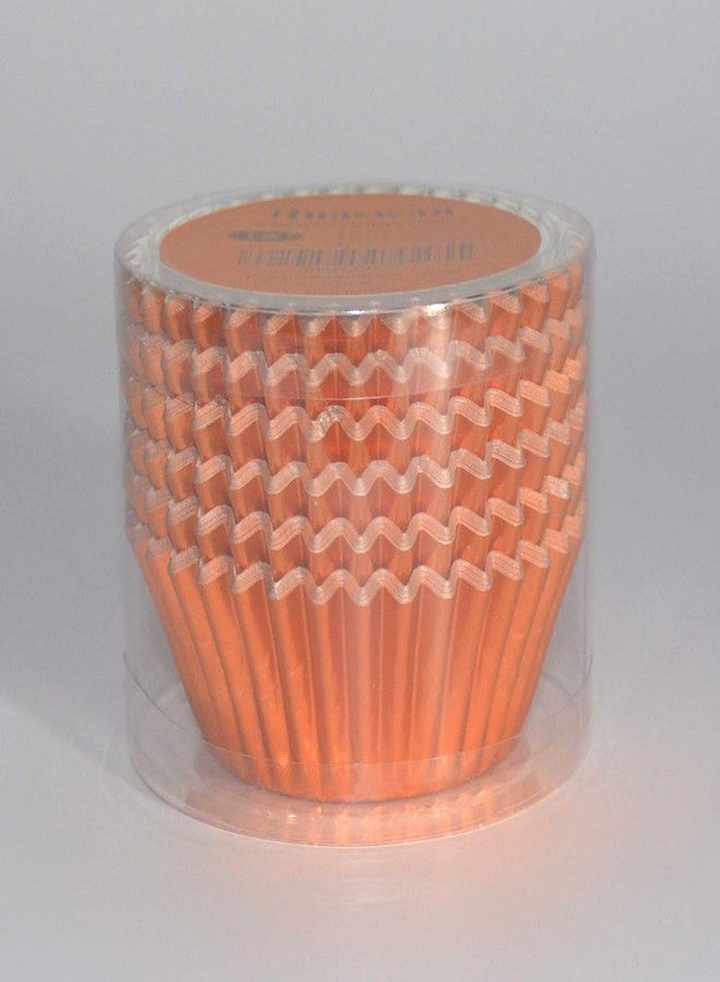 Huaswan Warm Orange Foil Cupcake Liners Standard Baking Cups for Party, Birthday and More, 120-Count - Image 5