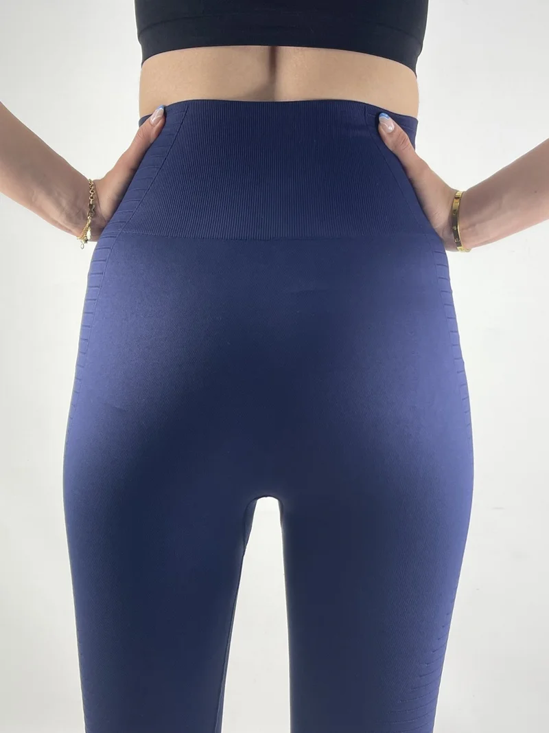 ميستريك Tokyo Stretching and Tightening High Waist Sports Tights Navy Blue Color