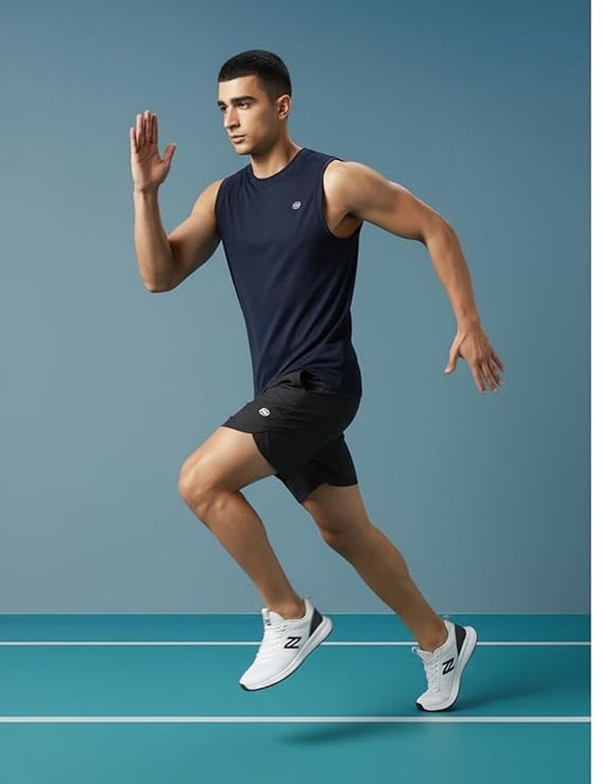 pump'd Sports Shorts for Men Training Gym Shorts for Men Workout | Lightweight Running Short for Man Badminton | Short for Boys Breathable Half Pant for Running | Cycling | Athletic Sports Shorts - Image 4