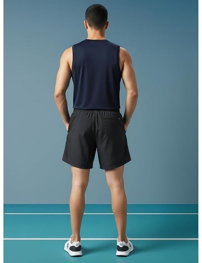 pump'd Sports Shorts for Men Training Gym Shorts for Men Workout | Lightweight Running Short for Man Badminton | Short for Boys Breathable Half Pant for Running | Cycling | Athletic Sports Shorts - Image 2