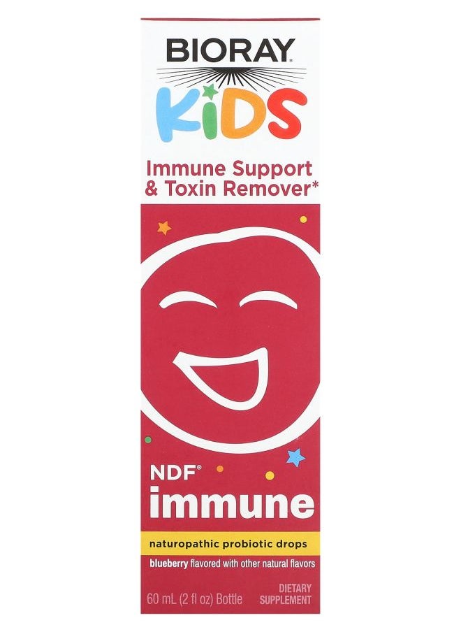 BIORAY - Kids Immune Support & Toxin Remover Blueberry 2 fl oz (60 ml) - Image 1