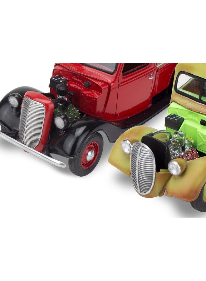 Revell 854516 1937 Ford Pickup Truck 2N1 W/Surf Board Model Car Kit 125 Scale 162Piece Skill Level 4 Plastic Model Building Kit Red - Image 4