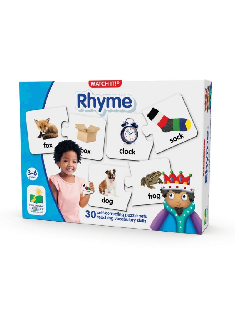 THE LEARNING JOURNEY MATCH IT! RHYME - Image 1