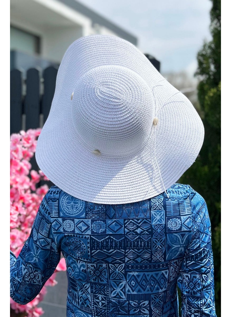 Remsa Mayo Seashell Straw Hat Ecru Rş-27  - Image 1