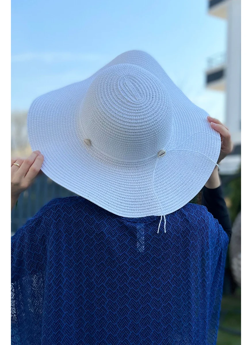 Remsa Mayo Seashell Straw Hat Ecru Rş-27