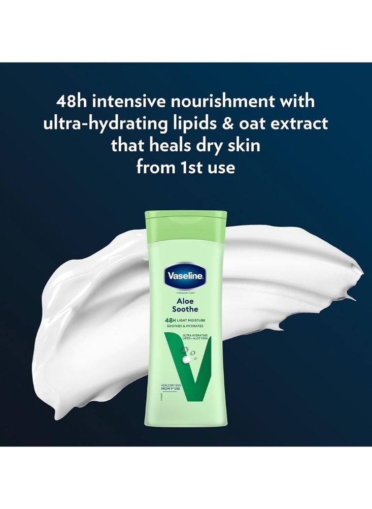 فازلين لوشن فازلين للجسم بخلاصة الصبار – ترطيب طويل لمدة ٤٨ ساعة لبشرة ناعمة ورطبة - Image 3