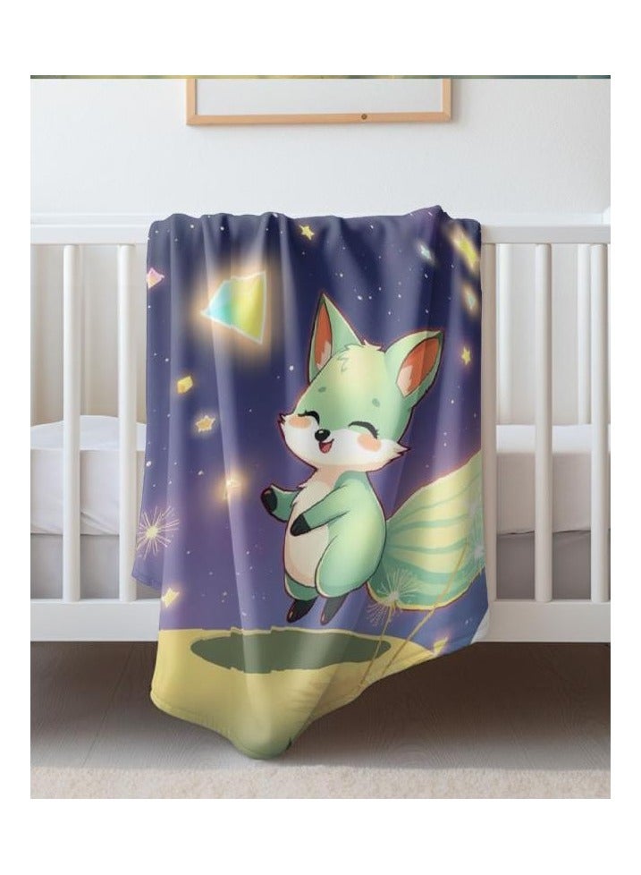 general Baby and children's cartoon flannel thin blanket (warm and comfortable, suitable for sleep, games) 70cm*100cm - 1158 - Image 3