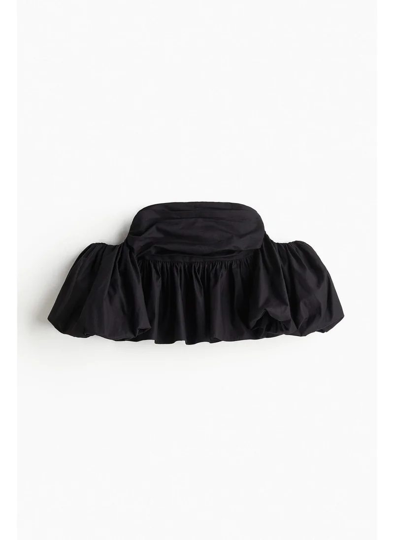 H&M Off-the-shoulder peplum blouse