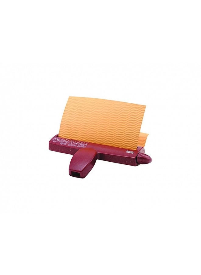 UCHIDA Corru-Gator Paper Crimper 8.5"-Wave,Blue - Image 2