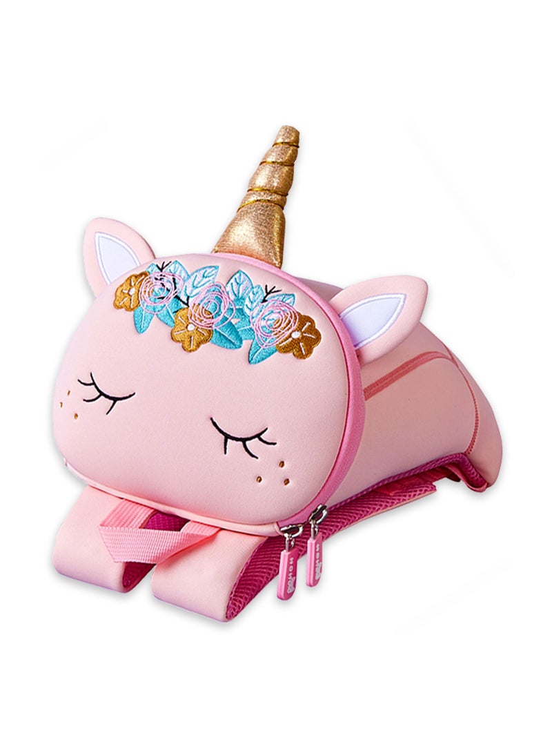 Nohoo Pre School 3D Bag Unicorn Pink (Large) - Image 1
