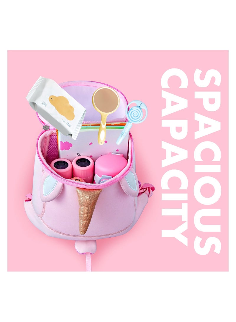 Nohoo Pre School 3D Bag Unicorn Pink (Large) - Image 3