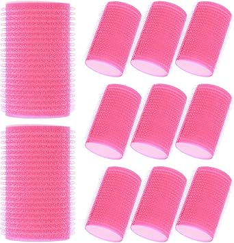 FOMIYES Hair Rollers 12Pcs Rollers For Hair Heatless Hair Curler Self Grip Hair Rollers for Long HairMedium and Short Hair - Image 1