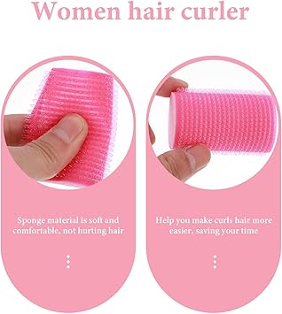 FOMIYES Hair Rollers 12Pcs Rollers For Hair Heatless Hair Curler Self Grip Hair Rollers for Long HairMedium and Short Hair - Image 5