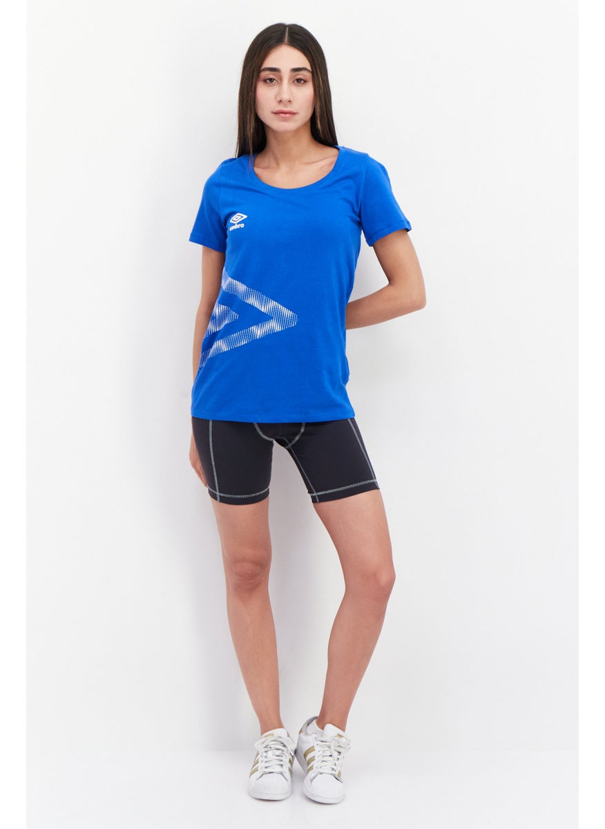 umbro Women Sportswear Fit Training T-Shirt, Blue  - Image 3